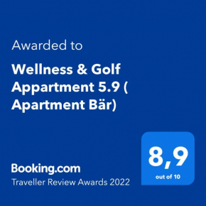 Wellness & Golf Appartment 5.9 ( Apartment Bär)